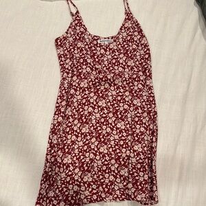 Reformation Red slip dress